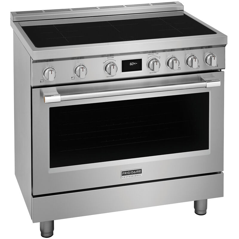 Frigidaire Professional 36 in. 4.4 cu. ft. Dual Convection Electric Range with 5 Induction Burners - Stainless Steel, , hires