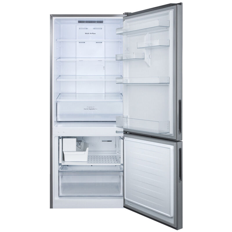 Summit 28inch Built-In 14.8 cu. ft. Counter Depth Bottom Freezer  Refrigerator with Ice Maker - Stainless Steel