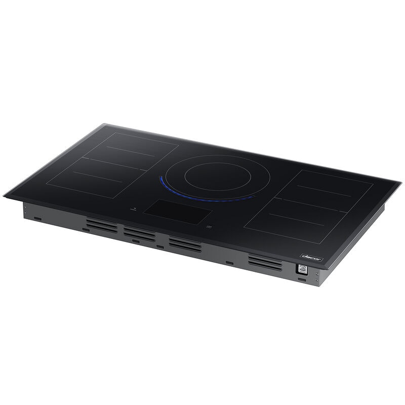 Dacor Contemporary 36 in. 5-Burner Smart Induction Cooktop with Simmer Burner & Power Burner - Black Glass, , hires