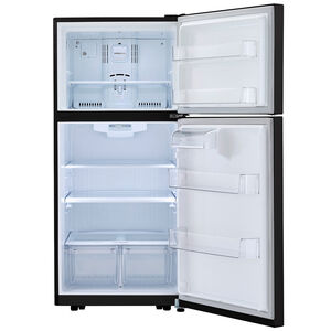 LG 30 in. 20.2 cu. ft. Top Freezer Refrigerator - Black, Black, hires