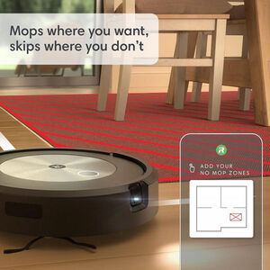 iRobot Roomba Combo j5+ Wi-Fi Connected Auto-Empty Robotic Vacuum/Mop Combo with Voice-Control & Cleaning Station, , hires