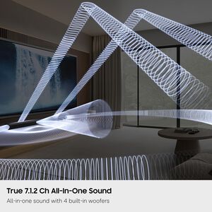 Samsung 7.1.2 Channel Dolby Atoms Smart Sound Bar with Bluetooth - Black, , hires