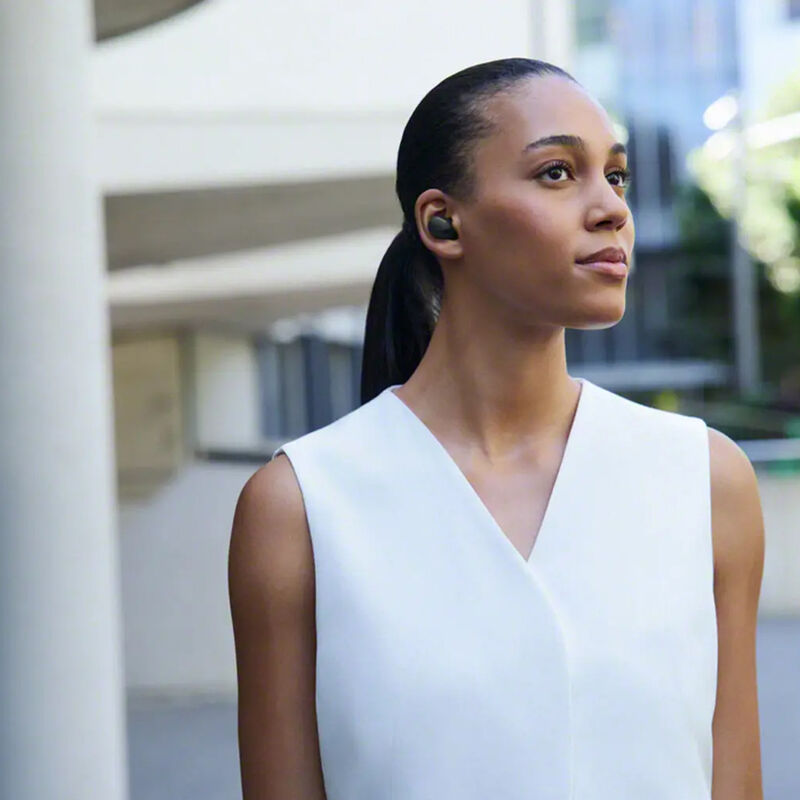 Sony True Wireless Noise Cancelling Earbuds - Black, , hires