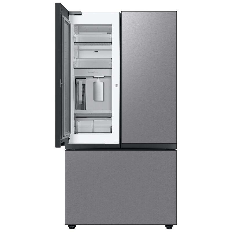 Samsung Bespoke 36 in. 30.1 cu. ft. Smart French Door Refrigerator with Beverage Center & Internal Water Dispenser - Stainless Steel, Stainless Steel, hires