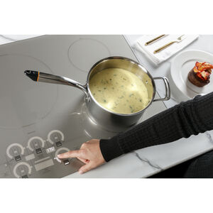 Monogram 30 in. 4-Burner Smart Induction Cooktop with Power Burner - Silver, , hires