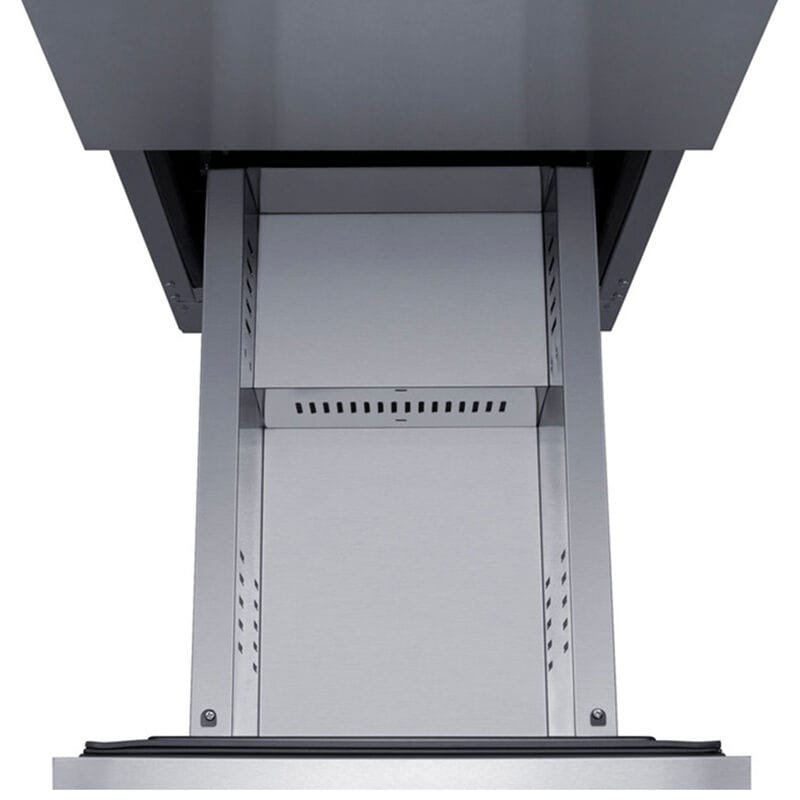 Summit 15 in. 2.7 cu. ft. Outdoor Double Refrigerator Drawers - Stainless Steel/Panel Ready, , hires