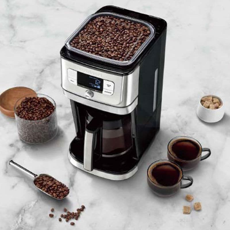 Cuisinart Burr Grind and Brew 12 Cup Coffee Maker Stainless Steel P.C. Richard Son