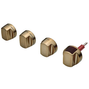 Wolf 30 in. Induction Range Brushed Brass Knob Kit (No Charge Kit), , hires