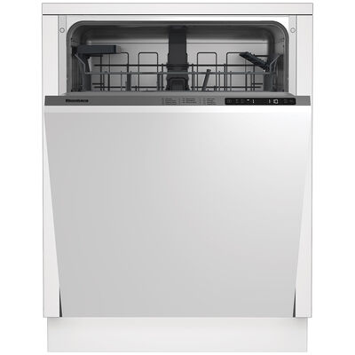 Blomberg 24 in. Top Control Flush-Mount Dishwasher with 48 dBA Sound Level - Custom Panel Ready | DWT51600FBI