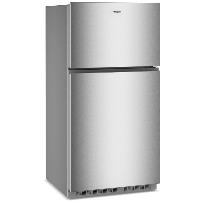 Whirlpool 33 in. 21.3 cu. ft. Top Freezer Refrigerator - Fingerprint Resistant Stainless Steel, Fingerprint Resistant Stainless, hires