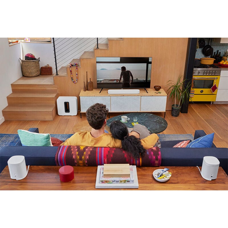 Sonos Beam (Gen 2) 5 Channel Dolby Atmos Smart Sound Bar - White, White, hires