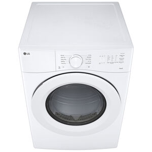 LG 27 in. 7.4 cu. ft. Smart Stackable Gas Dryer with Sensor Dry & AI Dry - White, , hires