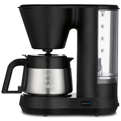 Cuisinart 5-Cup Coffee Maker with Stainless Steel Carafe - Black | DCC-5570