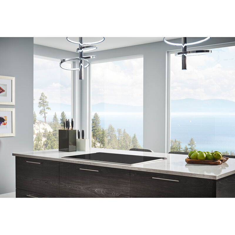 Best D49M Series 36 in. Convertible Downdraft with 4 Fan Speeds - Black Stainless Steel, , hires