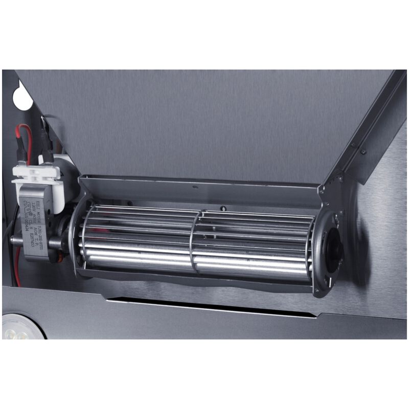Summit 20 in. Ductless Slide-Out Style Range Hood with 2 Fan Speeds & 2 LED Lights - Stainless Steel, , hires