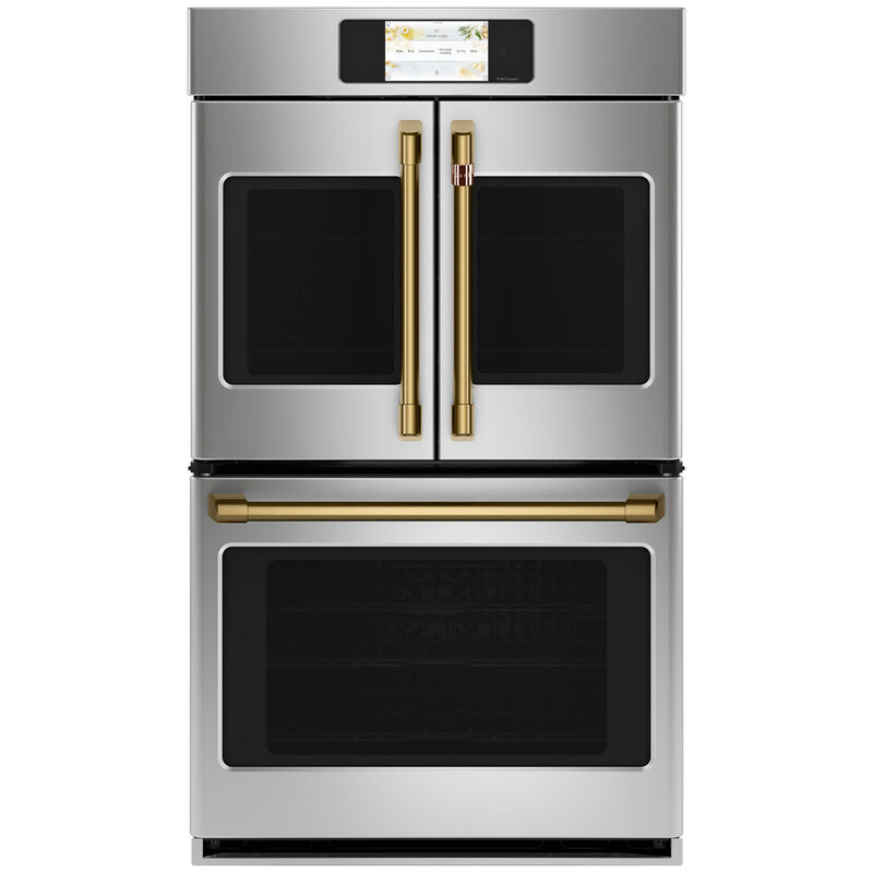 Cafe Handle Kit for Wall Ovens - Brushed Brass, , hires