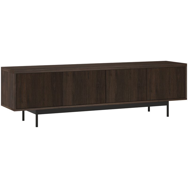 Preston & Cole Everett 70" Wide TV Stand for TVs up to 75" - Alder Brown, , hires