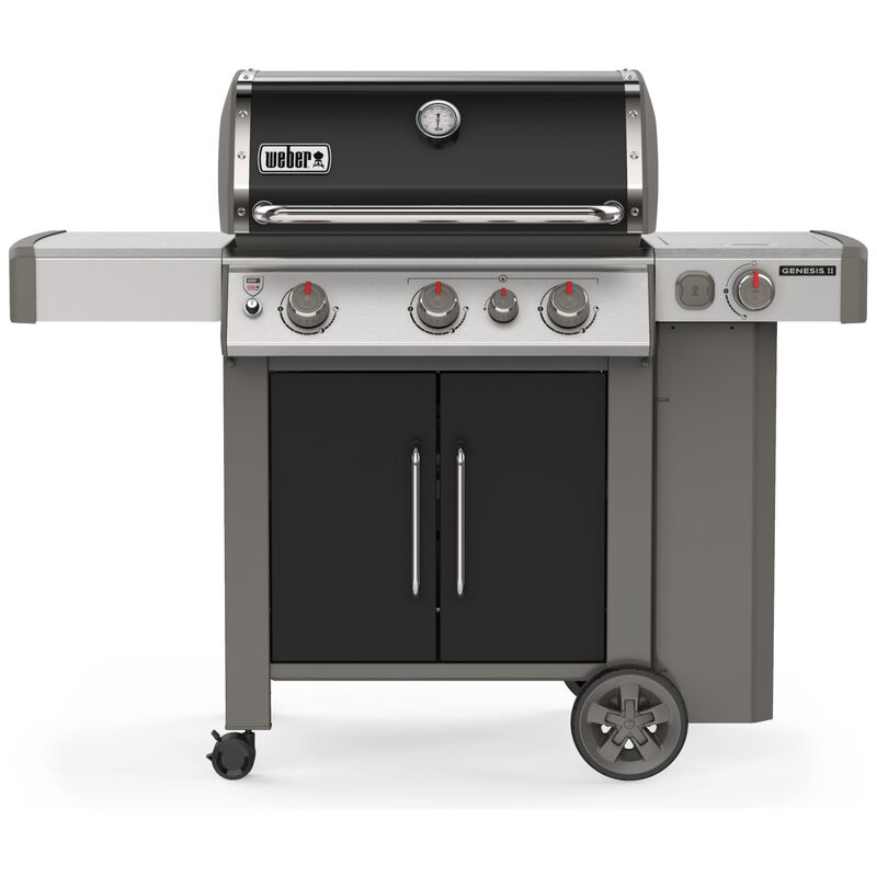 Weber Genesis II E-335 3-Burner Liquid Propane Gas Grill with Side Burner & Sear Burner - Black, , hires