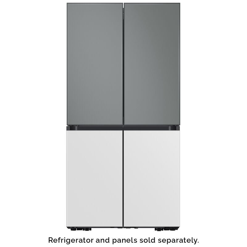 Samsung BESPOKE 4-Door Flex Bottom Panel for Refrigerators - White Glass, , hires