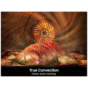 Samsung Bespoke 30 in. 6.3 cu. ft. Smart Air-Fry True European Convection Slide-In Electric Range with Radiant Burners - Stainless Steel, Stainless Steel, hires