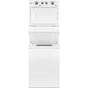 Whirlpool 27 in. Laundry Center with 3.5 cu. ft. Washer with 9 Wash Programs & 5.9 cu. ft. Gas Dryer & 4 Dryer Programs - White, , hires