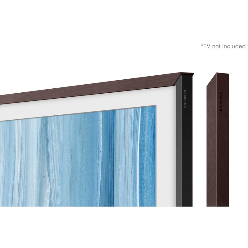 Samsung 75" The Frame Customizable Bezel - Modern Brown, , hires