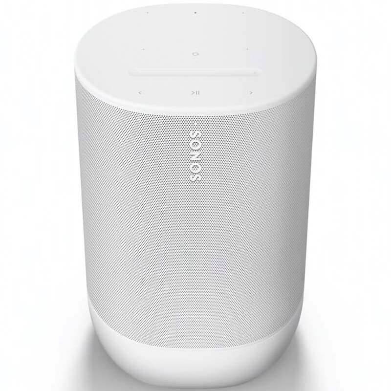 Sonos Move 2 Portable Rechargeable Splashproof Bluetooth & Wi-Fi Speaker - White, White, hires
