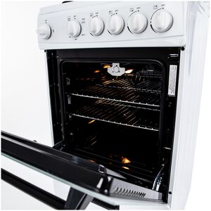 Avanti 20 in. 2.1 cu. ft. Gas Range with 4 Sealed Burners - White, , hires