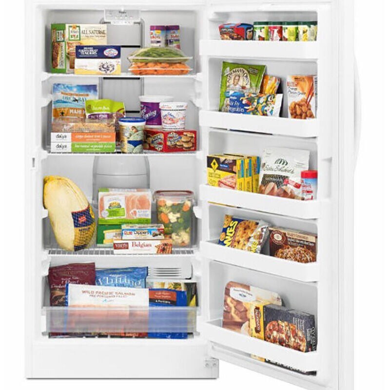 Whirlpool 30 in. 16.0 cu. ft. Upright Freezer with Adjustable Shelves - White, , hires