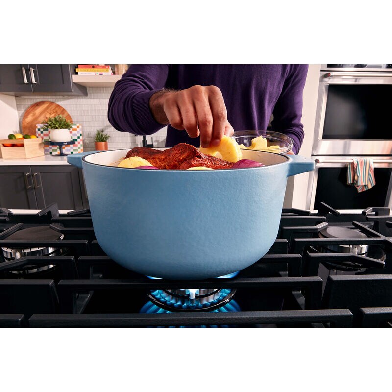 KitchenAid 30 in. 5-Burner Natural Gas Cooktop with Simmer Burner & Power Burner - Black, , hires