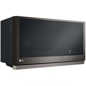 LG 30 in. 2.1 cu. ft. 1050W Smart Over-the-Range Microwave with 400 CFM & Sensor Cooking - PrintProof Black Stainless Steel, PrintProof Black Stainless Steel, hires