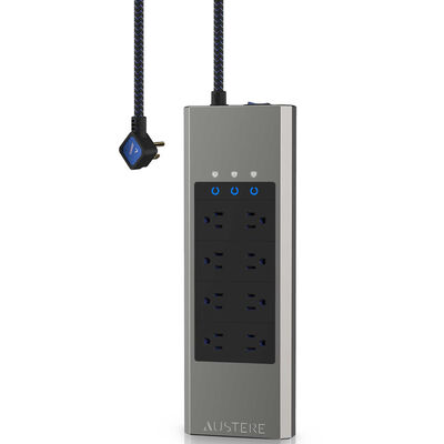 Austere V Series 8-Outlet 3,000 Joules Surge Protector with Fast Charging USB | 5S-PS8-US1