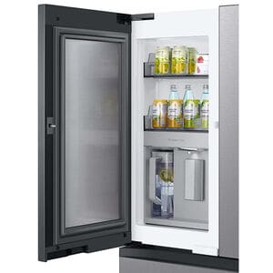 Samsung Bespoke 36 in. 28.8 cu. ft. Smart 4-Door French Door Refrigerator with Internal Water Dispenser - Stainless Steel, Stainless Steel, hires