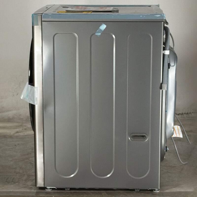 LG 27 in. 5.0 cu. ft. Smart Stackable Front Load Washer with TurboWash 360, AI DD Built-In Intelligence, Sanitize & Steam Cycle - Graphite Steel (Open Box Excellent Condition), , hires