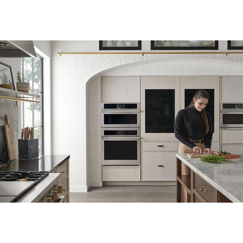 Monogram 30 in. 14.6 cu. ft. Built-In Counter Depth Bottom Freezer Refrigerator with Ice Maker - Custom Panel Ready, , hires