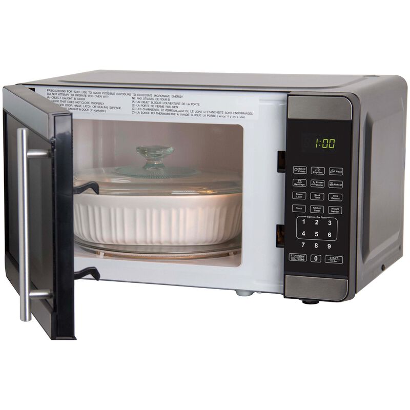 Avanti 18 in. 0.7 cu. ft. 700W Countertop Microwave - Stainless Steel, Stainless Steel, hires