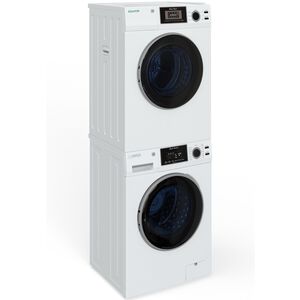 Equator 24 in. 1.62 cu. ft. Electric Front Load Laundry Center with Sensor Dry, Pet & Sanitize Cycle - White, , hires