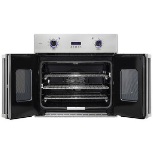 Viking 7 Series 30 in. 4.7 cu. ft. Electric Single Wall Oven with True European Convection - Stainless Steel, , hires