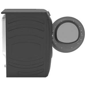 GE 28 in. 7.8 cu. ft. Smart Stackable Gas Dryer with Sensor Dry, Sanitize & Steam Cycle - Carbon Graphite, Carbon Graphite, hires