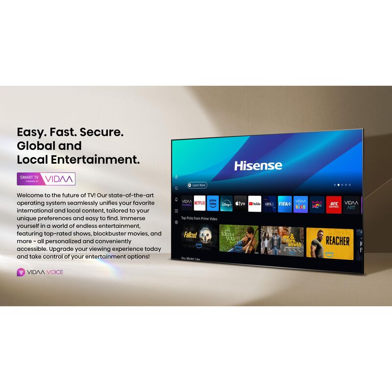 Hisense - 43" Class QD6 Series QLED 4K UHD Smart VIDAA TV, , hires