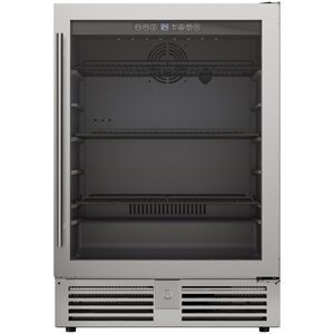 Avanti 24 in. Built-In/Freestanding 5.0 cu. ft. Compact Beverage Center with Adjustable Shelves & Digital Control - Stainless Steel, , hires