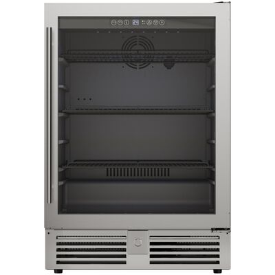 Avanti 24 in. Built-In/Freestanding 5.0 cu. ft. Compact Beverage Center with Adjustable Shelves & Digital Control - Stainless Steel | BCA516SS-1