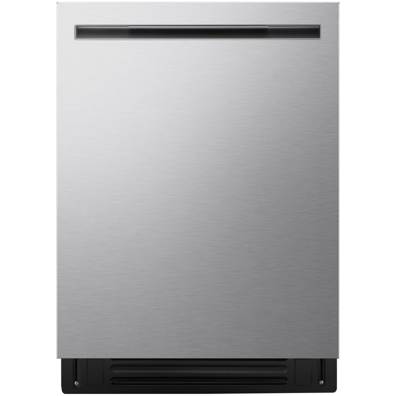 LG 24 in. Top Control Flush-Mount Smart Dishwasher with 44 dBA Sound Level, 3rd-Rack, AutoVent Dry, Dynamic Heat Dry & Pocket Handle - PrintProof Stainless Steel, , hires