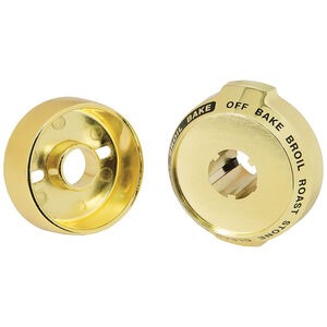 Wolf Brass Bezels for 30 in. Ranges, , hires