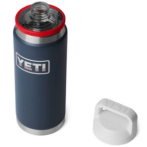 YETI Rambler 26 oz Bottle with Chug Cap - Navy Blue Patriotic Badge, , hires