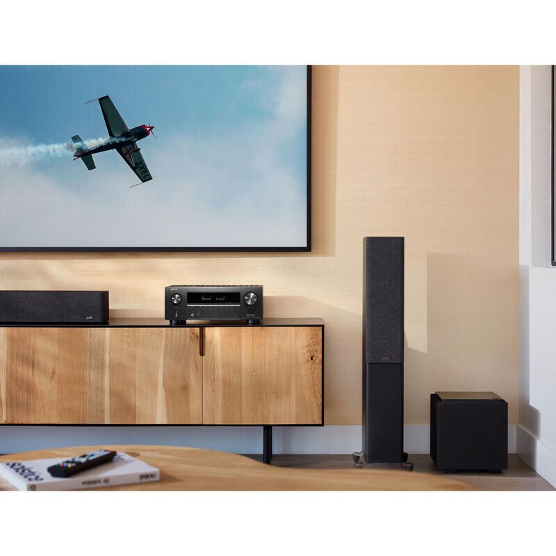 Denon 7.2 Ch. 95W 8K AV Receiver with Built-In HEOS - Black, , hires