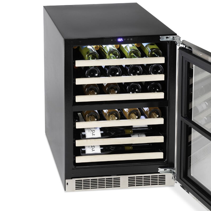 Viking 5 Series 24 in. Undercounter Wine Cooler with Wire Racks, Dual