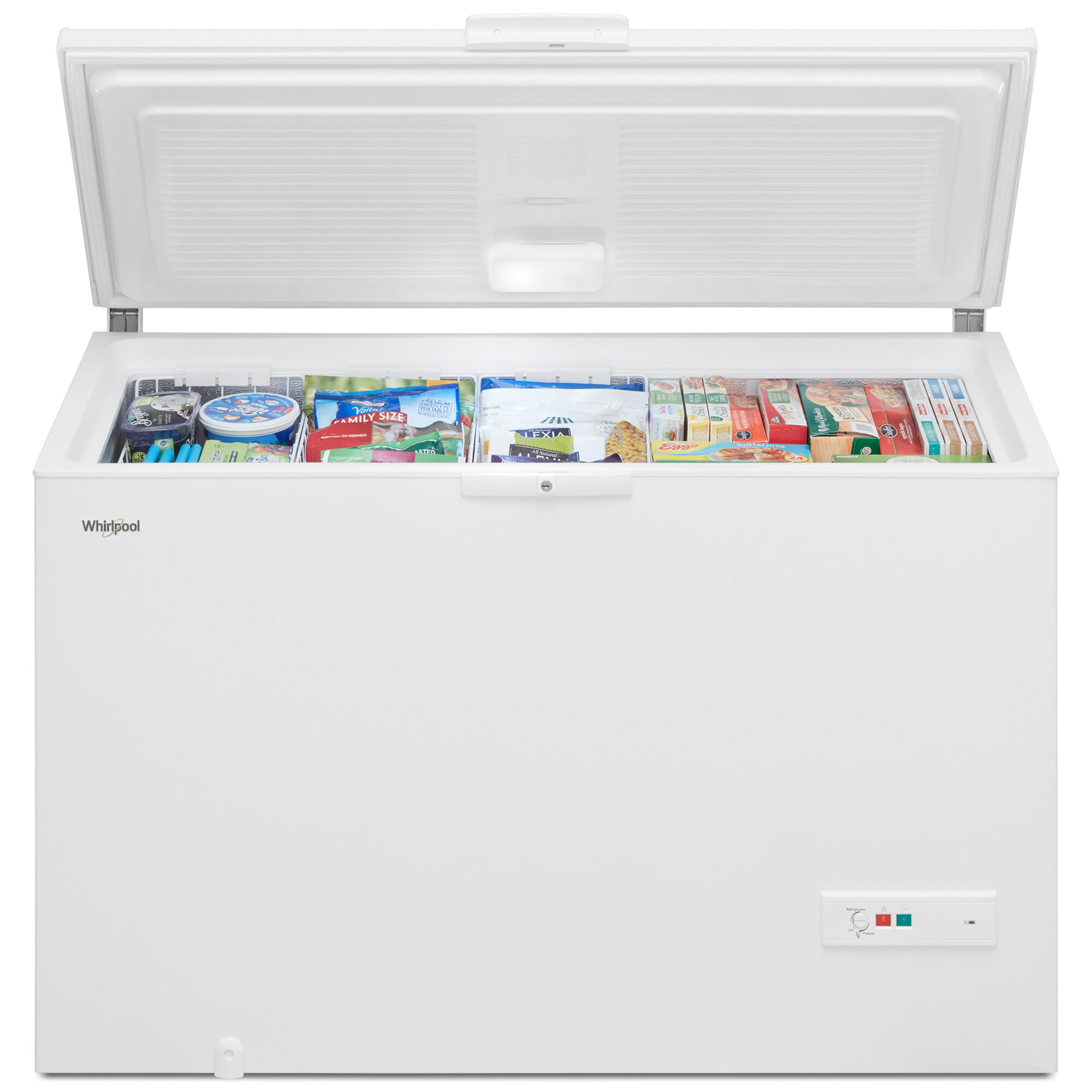 Whirlpool 55 in. 16.0 cu. ft. Garage-Ready Chest Freezer - White