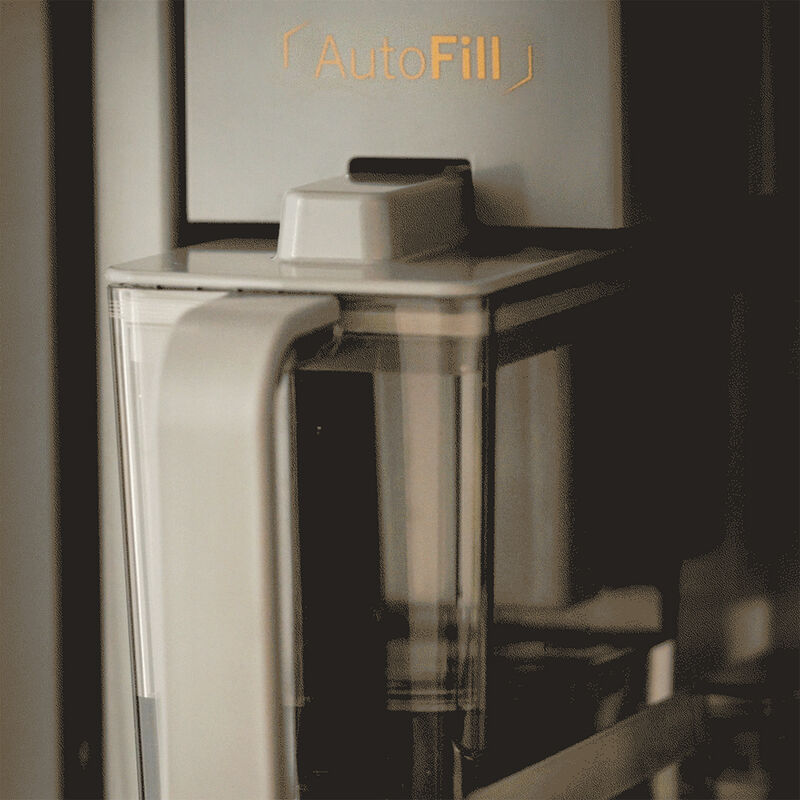 Cafe 36 in. 28.7 cu. ft. Smart 4-Door French Door Refrigerator with Internal Water Dispenser - Platinum Glass, Platinum Glass, hires