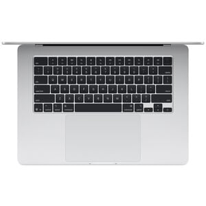Apple MacBook Air (2025) 15.3 in. Notebook with Apple Intelligence, Apple M4 10-Core CPU, 10-Core GPU, 24 GB RAM, 512 GB SSD, up to 18 Hrs. of Battery Life & Mac OS - Silver, , hires